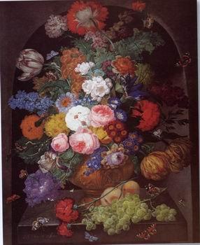 unknow artist Floral, beautiful classical still life of flowers.090